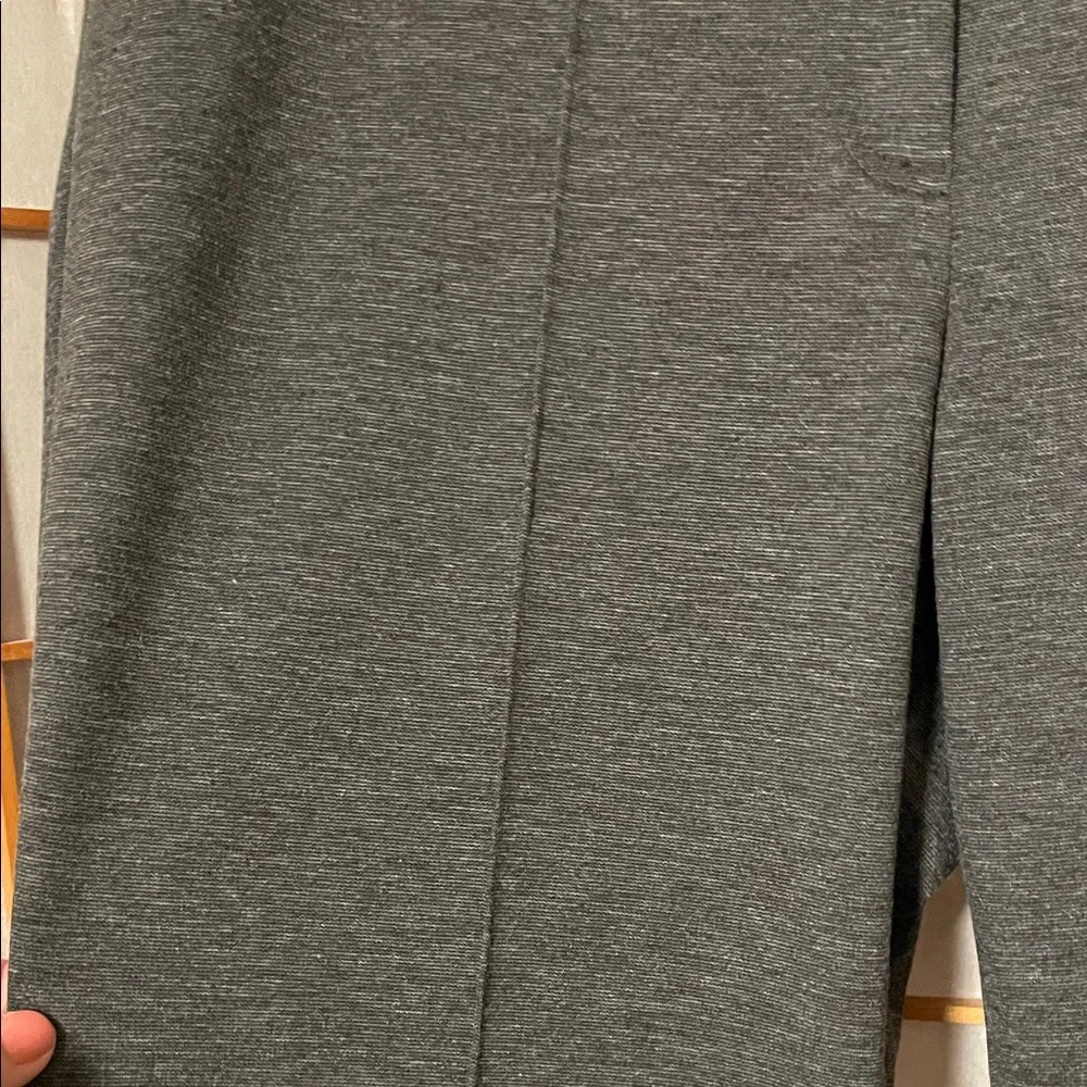 New York & Co Women’s Size 14 Average Dark Gray Dress Zip Up Wide Leg Pants
